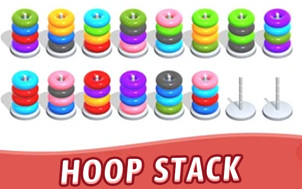 《Hoop Stack》：巧移彩环理秩序，智解叠柱破谜局
