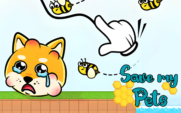 《Save My Pet》：妙笔绘盾护萌犬，巧思筑障御蜂袭