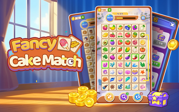 《Fancy Cake Match》：巧连甜点消烦恼，指尖轻划绽彩光