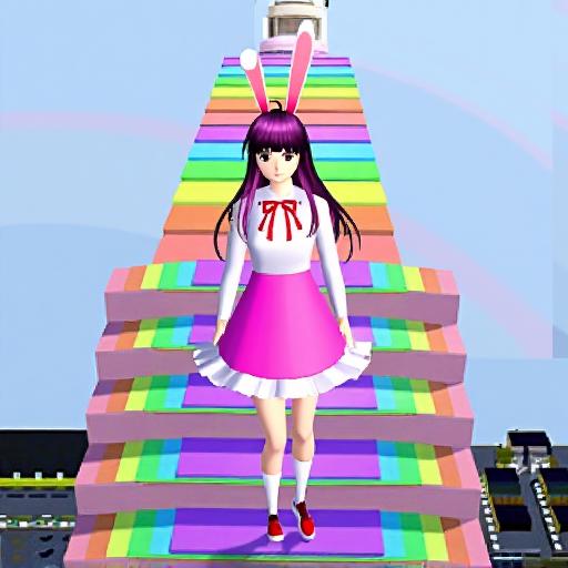 樱花跑酷少女