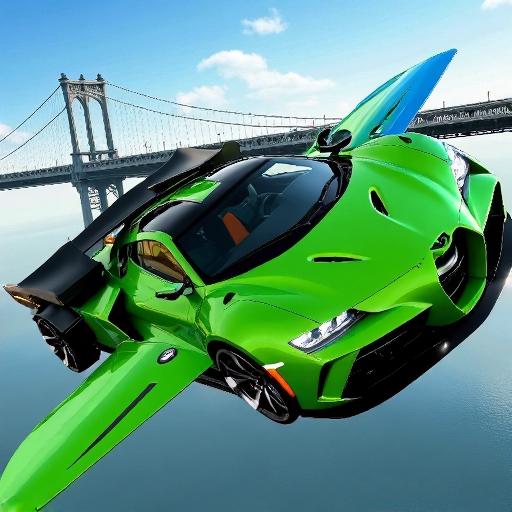 赛车空中过桥