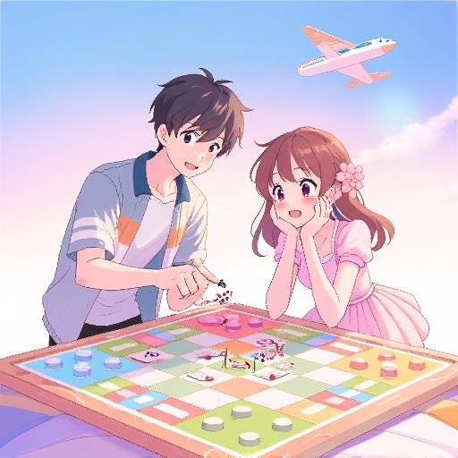 恋爱甜蜜飞行棋