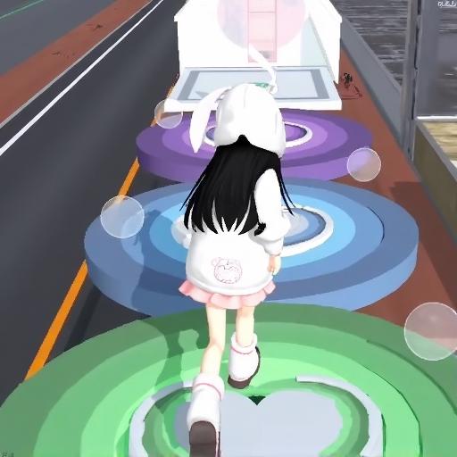 逃离跑酷樱花少女