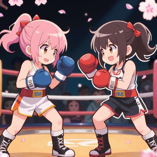 樱花少女双人大作战