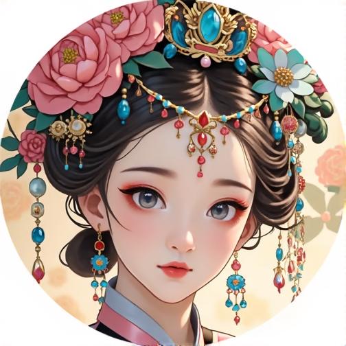 拼图美人