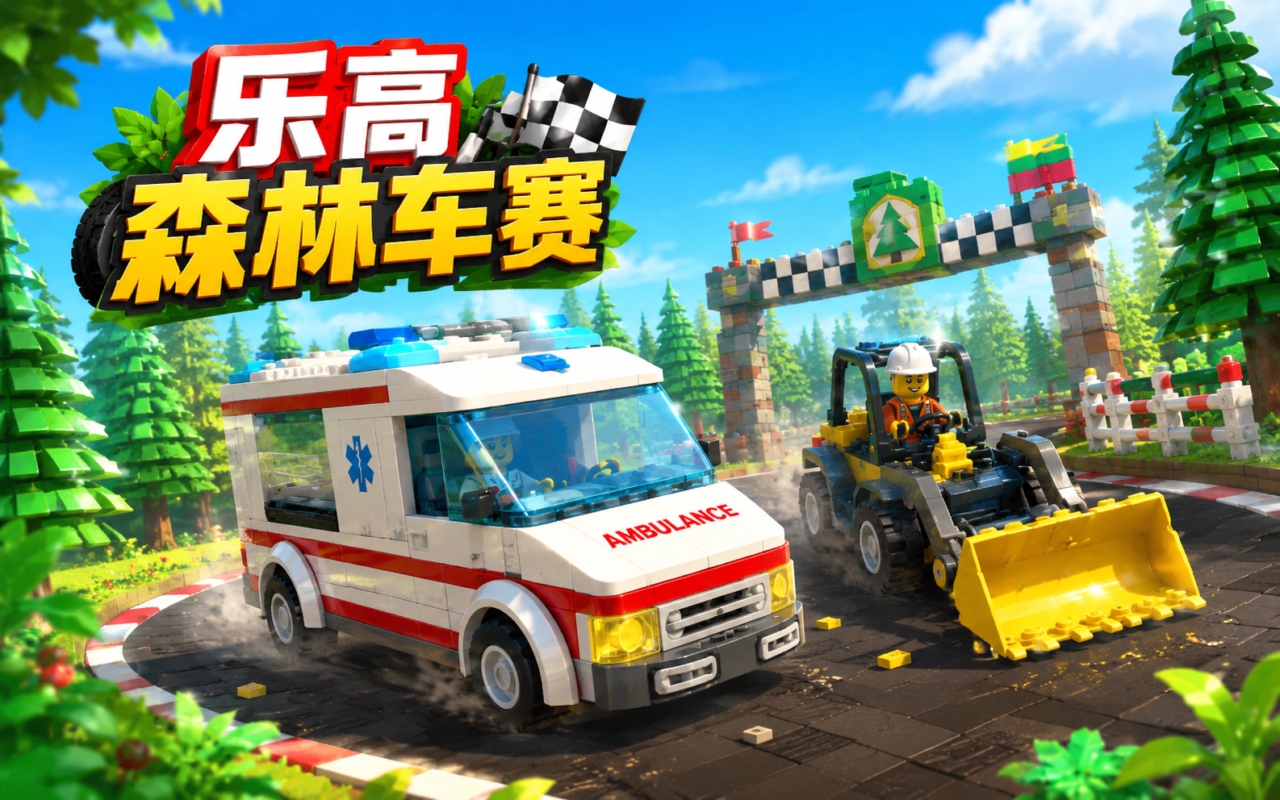 乐高森林车赛