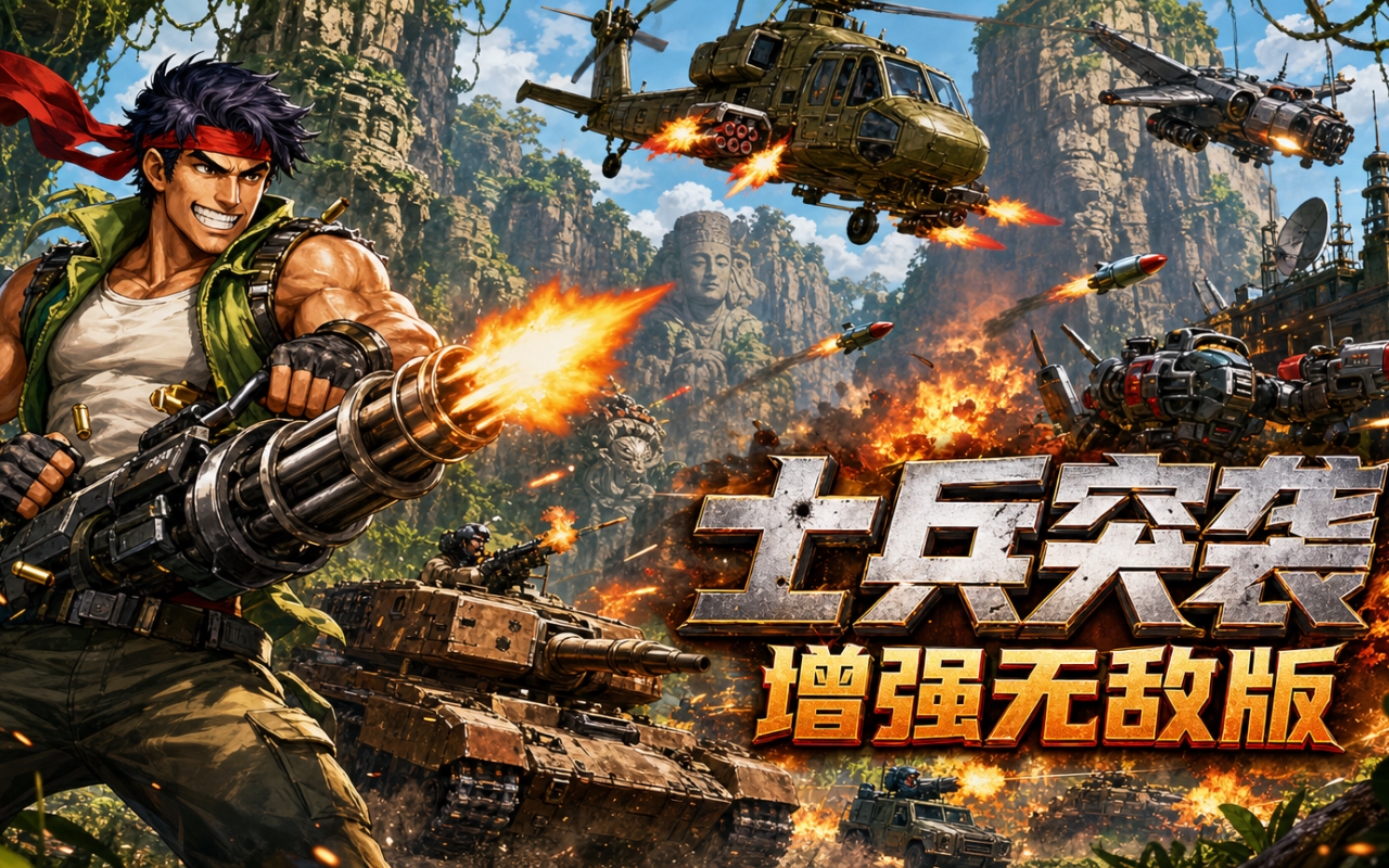 士兵突袭增强无敌版