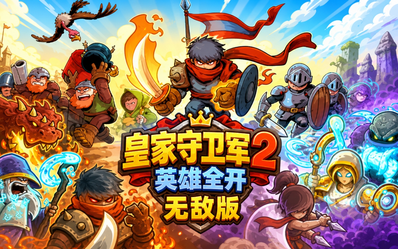 皇家守卫军2英雄全开无敌版