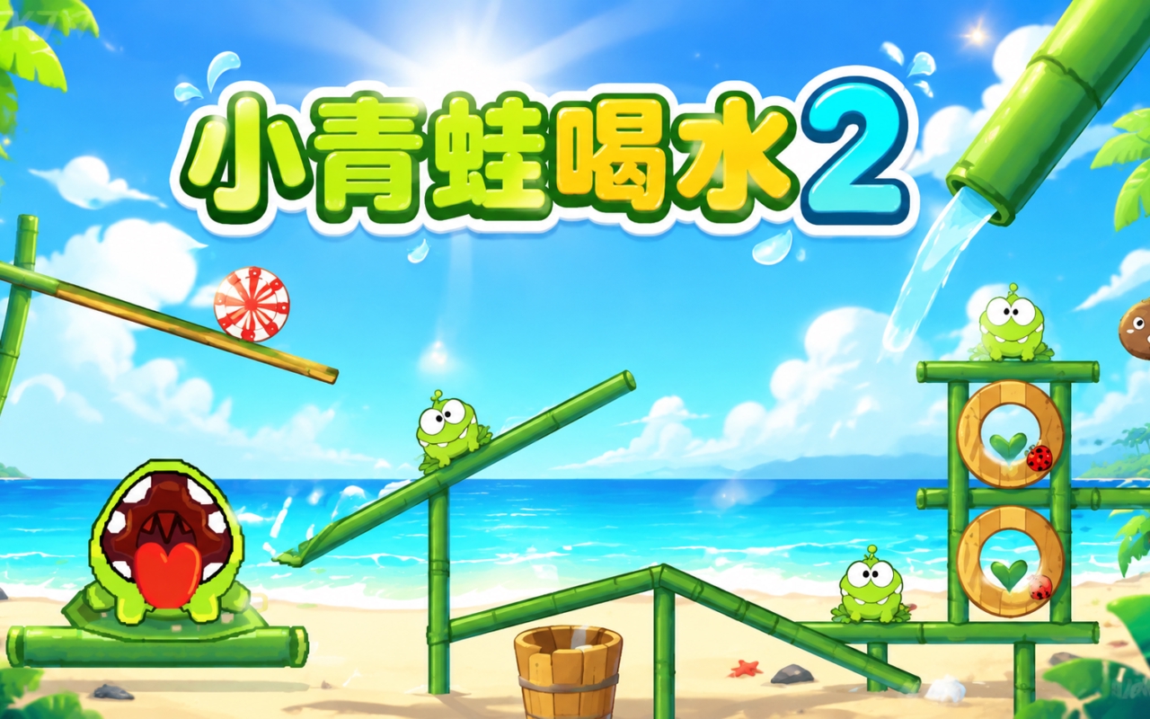 小青蛙喝水2