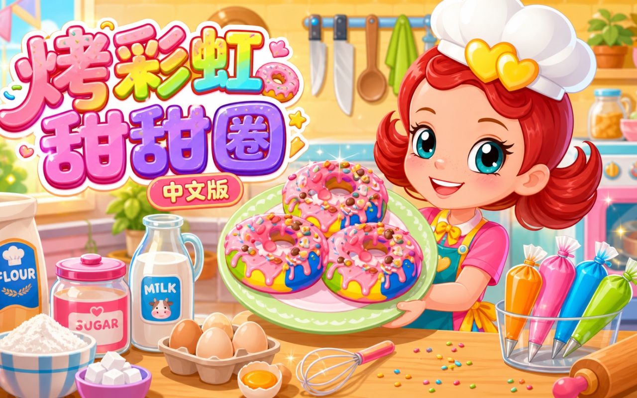 烤彩虹甜甜圈中文版