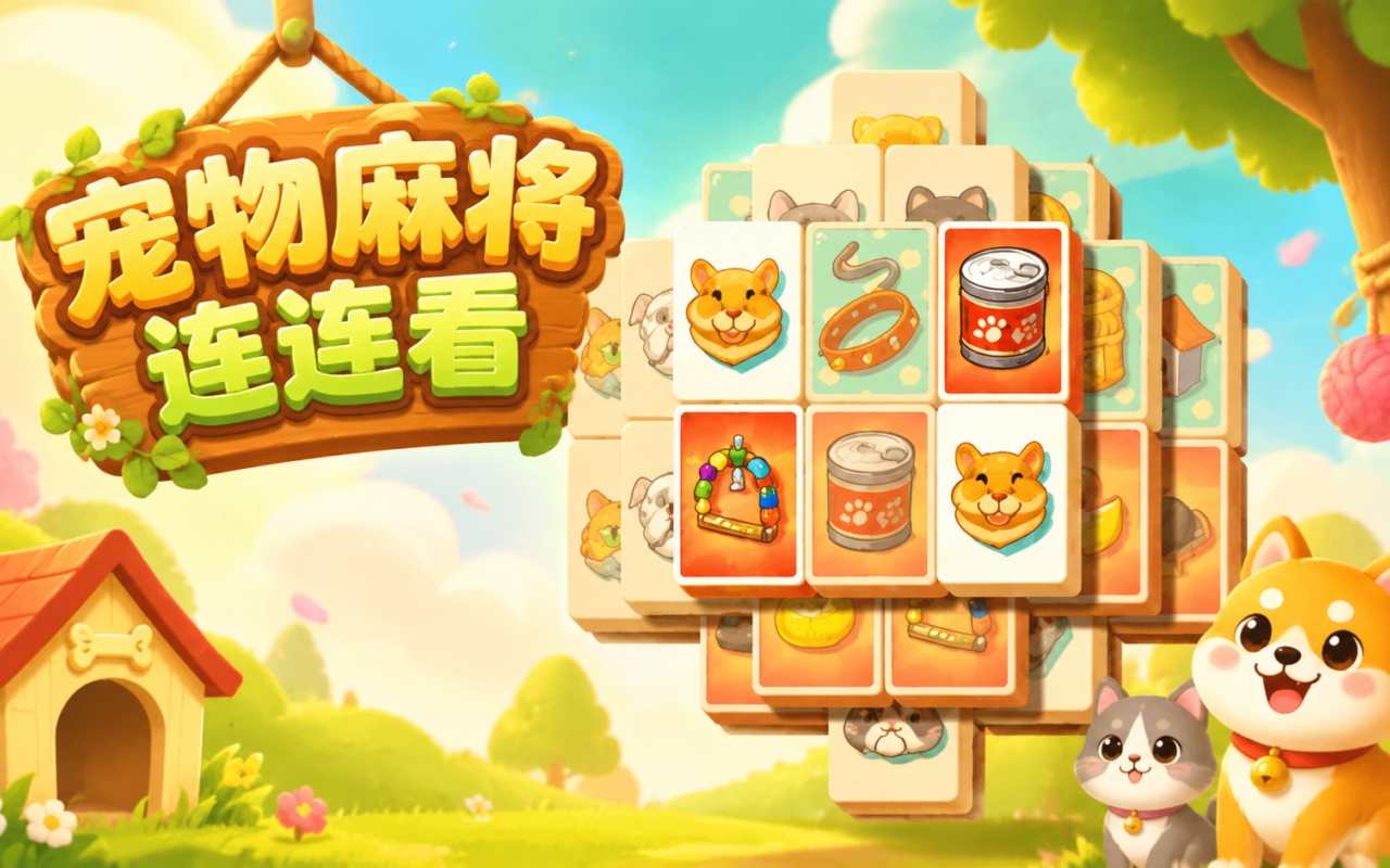 宠物麻将连连看