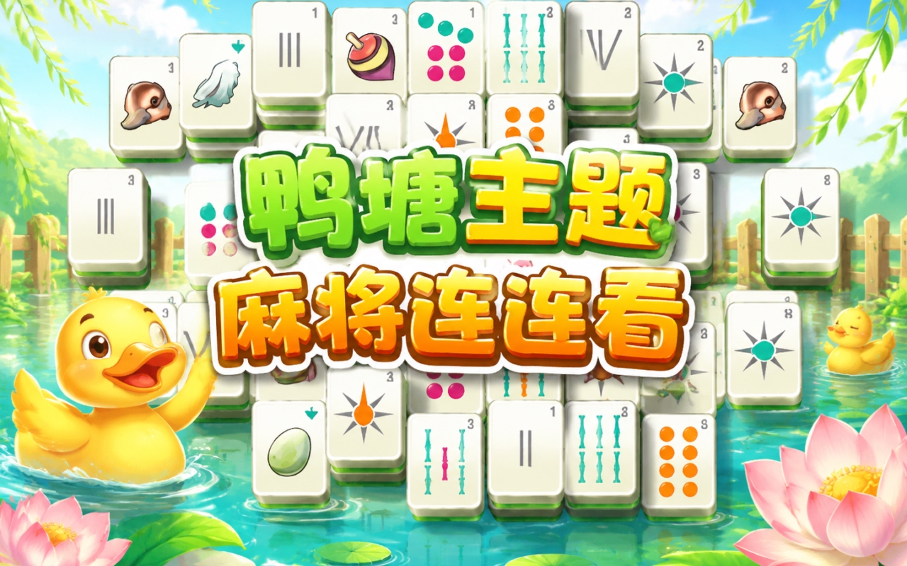 鸭塘主题麻将连连看
