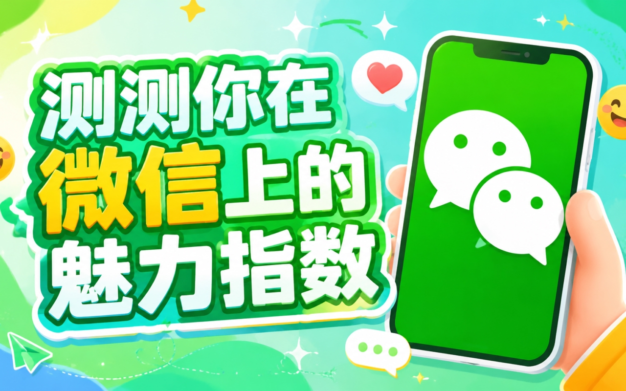 测测你在微信上的魅力指数