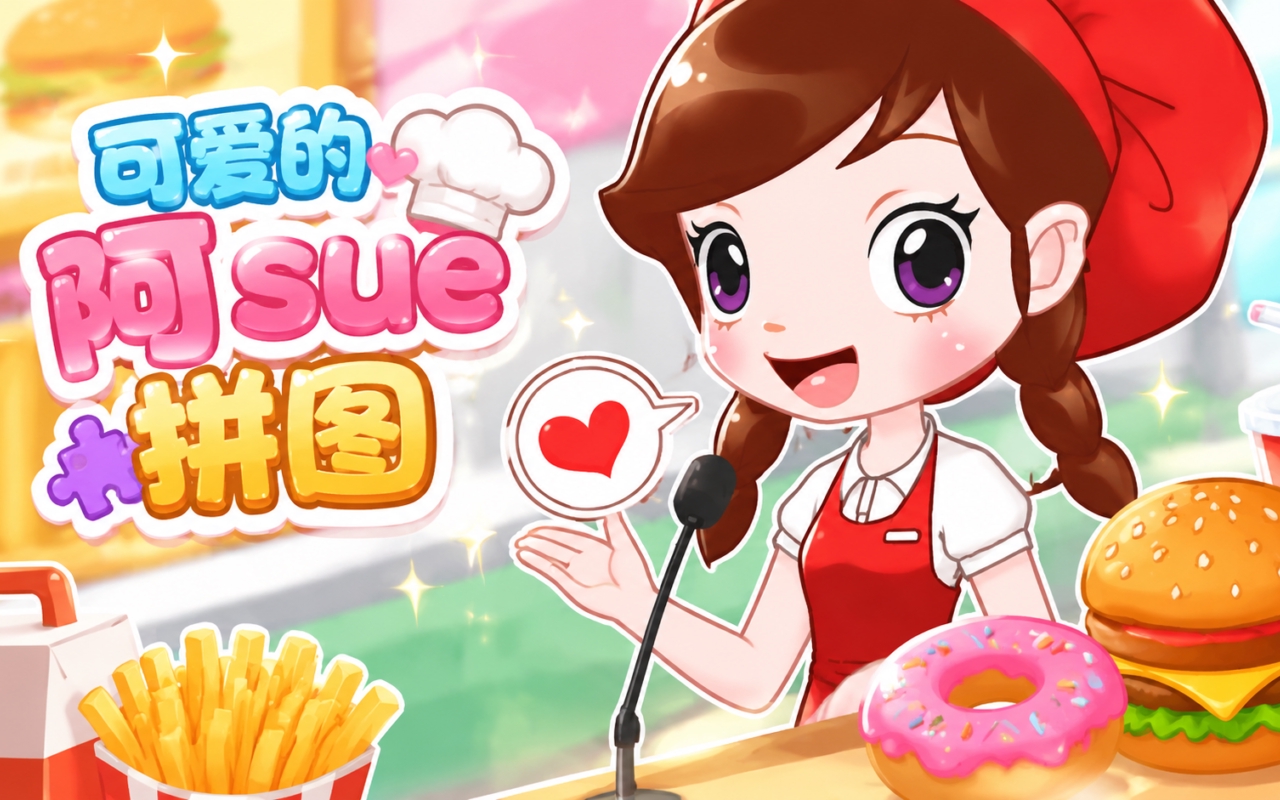 可爱的阿sue拼图
