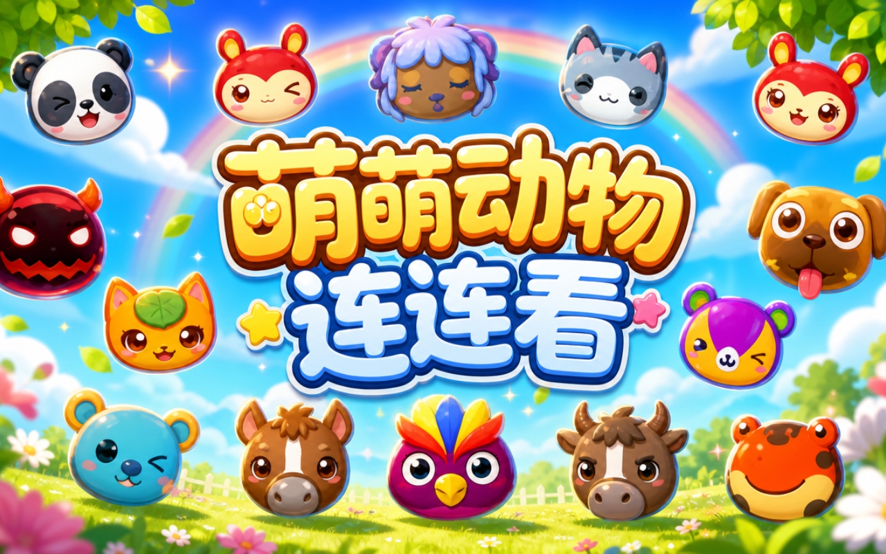 萌萌动物连连看