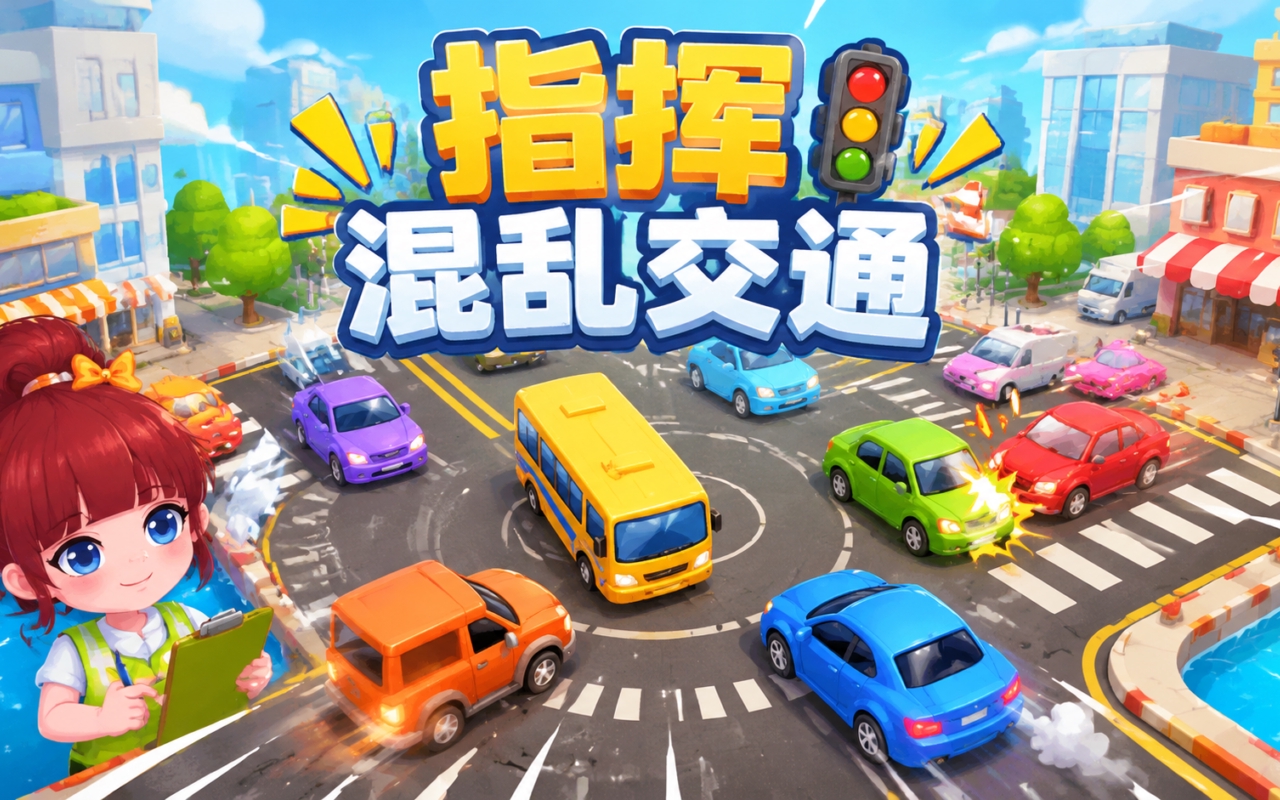 指挥混乱交通