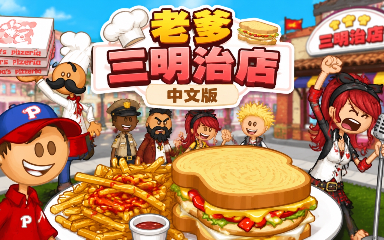 老爹三明治店中文版