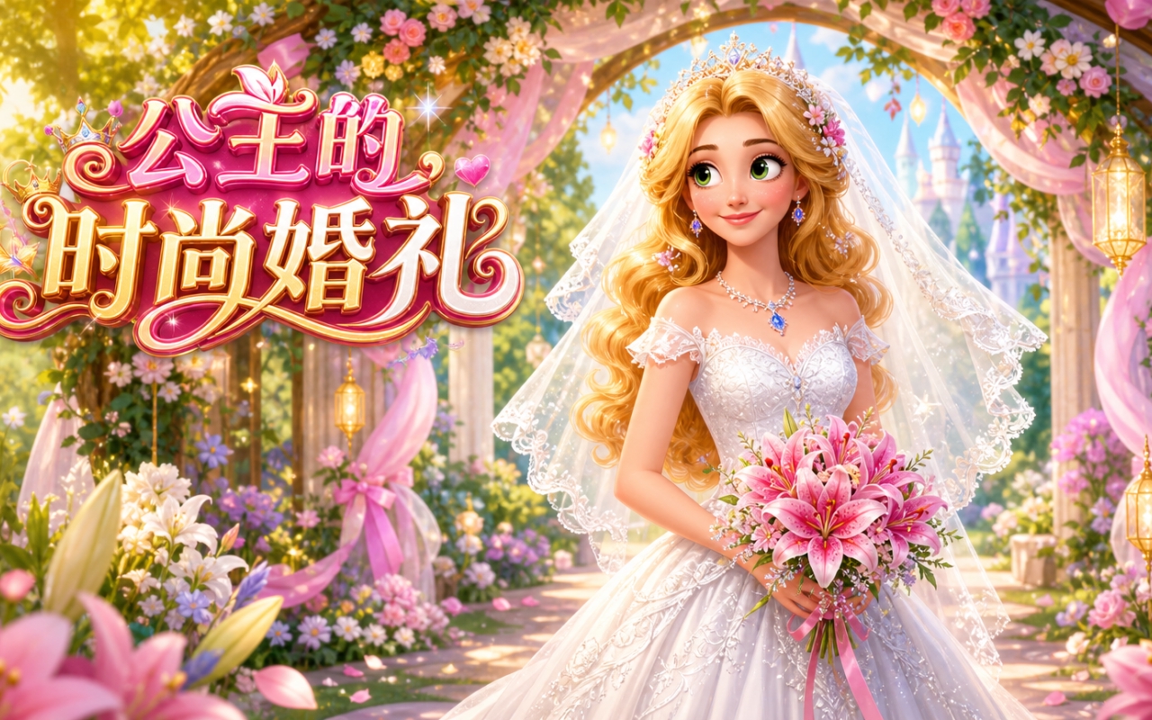 公主的时尚婚礼