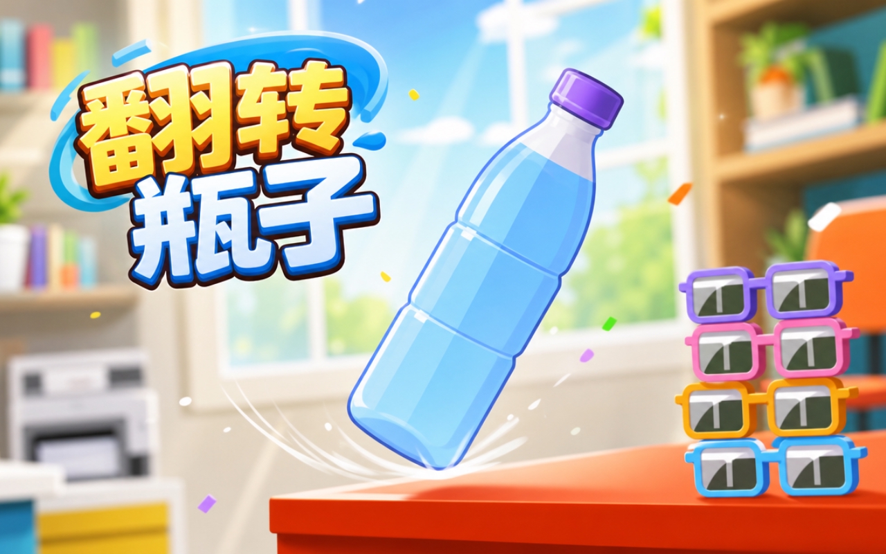 翻转瓶子