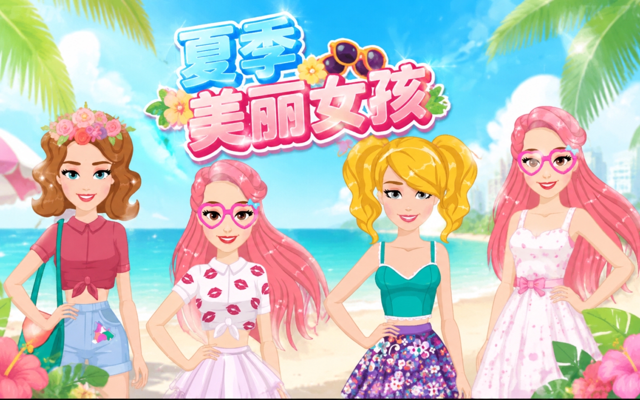 夏季美丽女孩