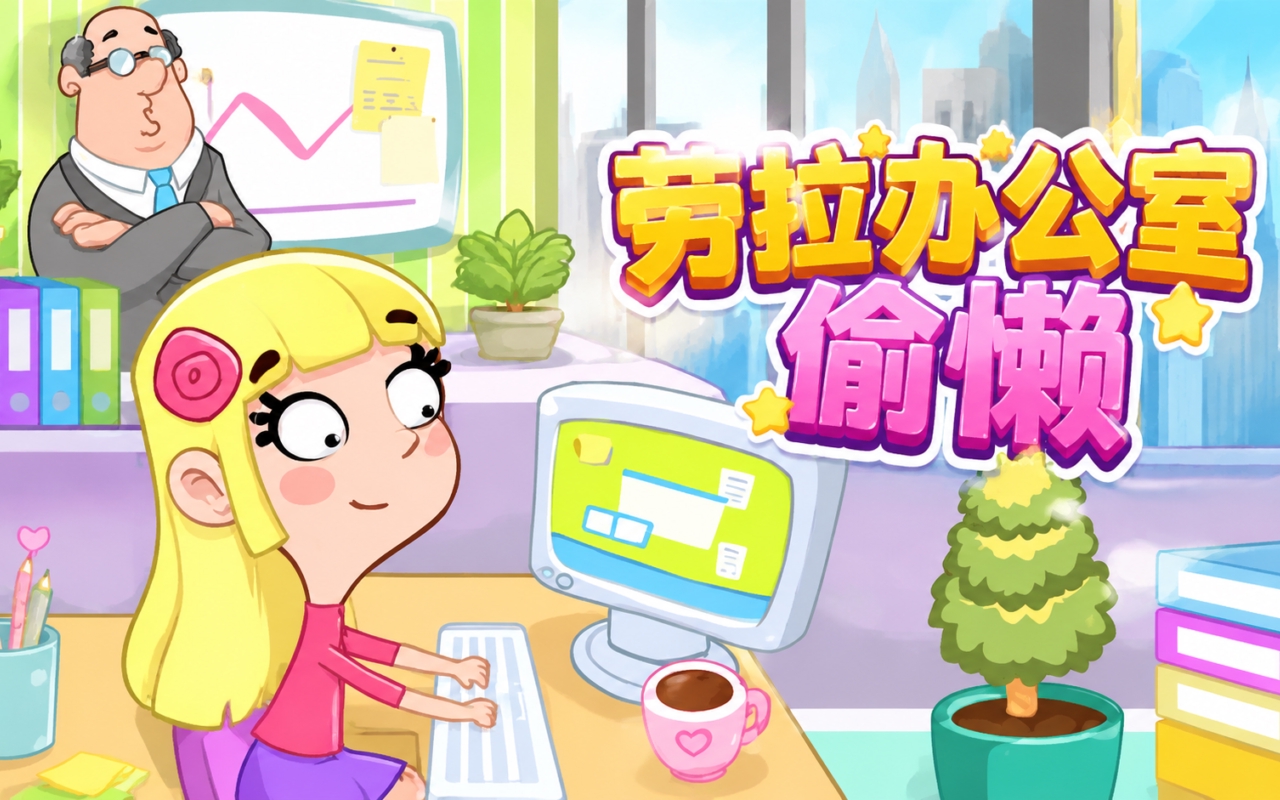 劳拉办公室偷懒