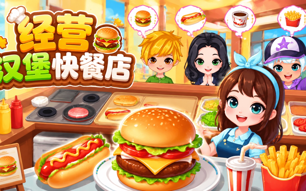 经营汉堡快餐店