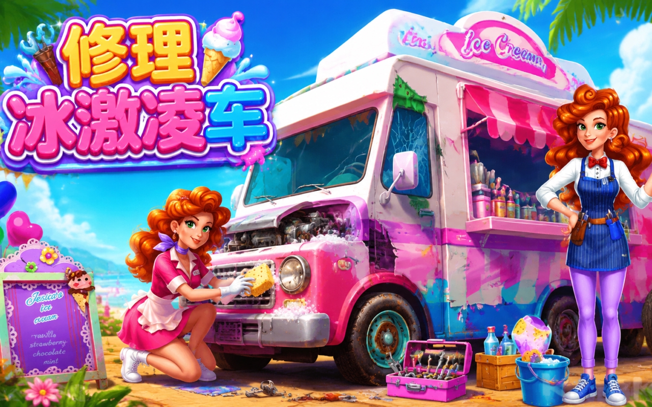 修理冰激凌车