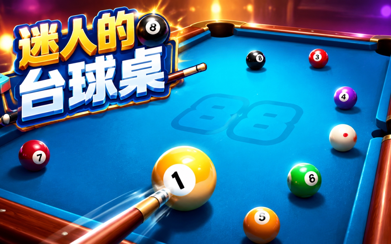迷人的台球桌