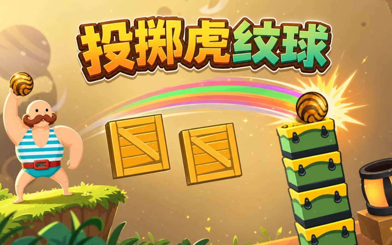 投掷虎纹球