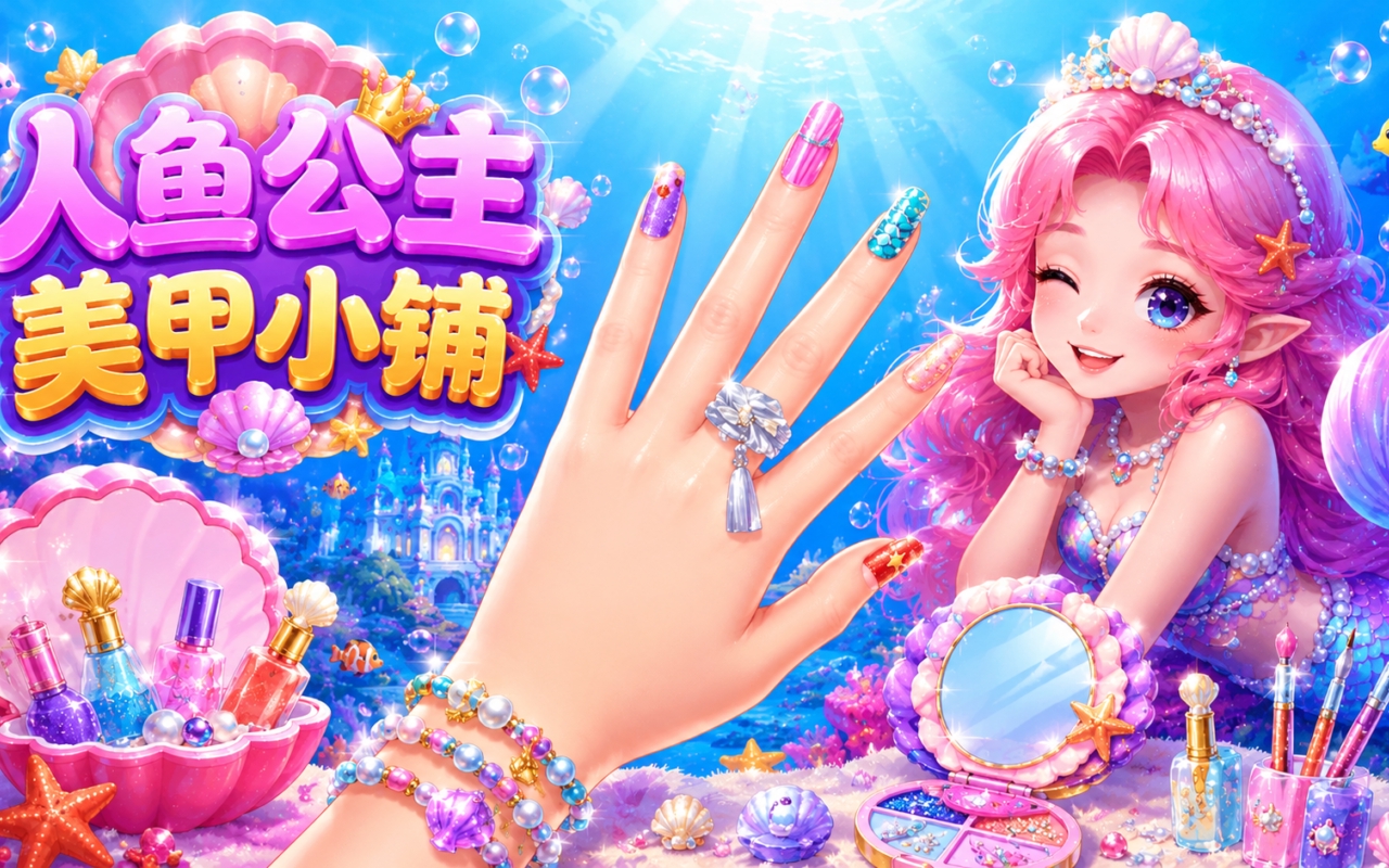 人鱼公主美甲小铺