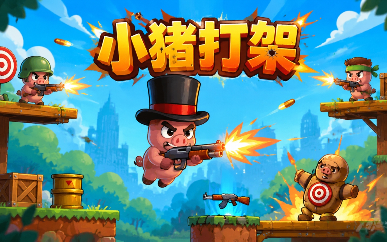 小猪打架