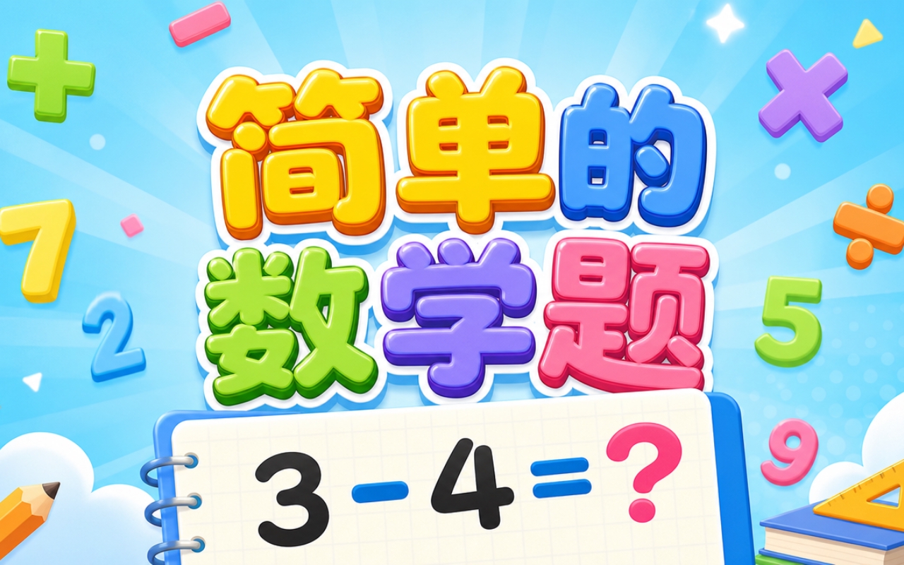 简单的数学题
