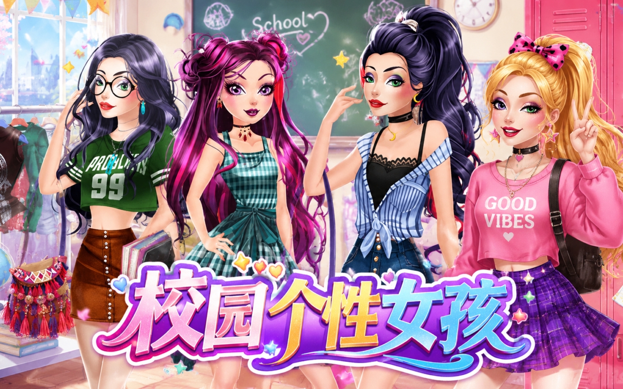 校园个性女孩