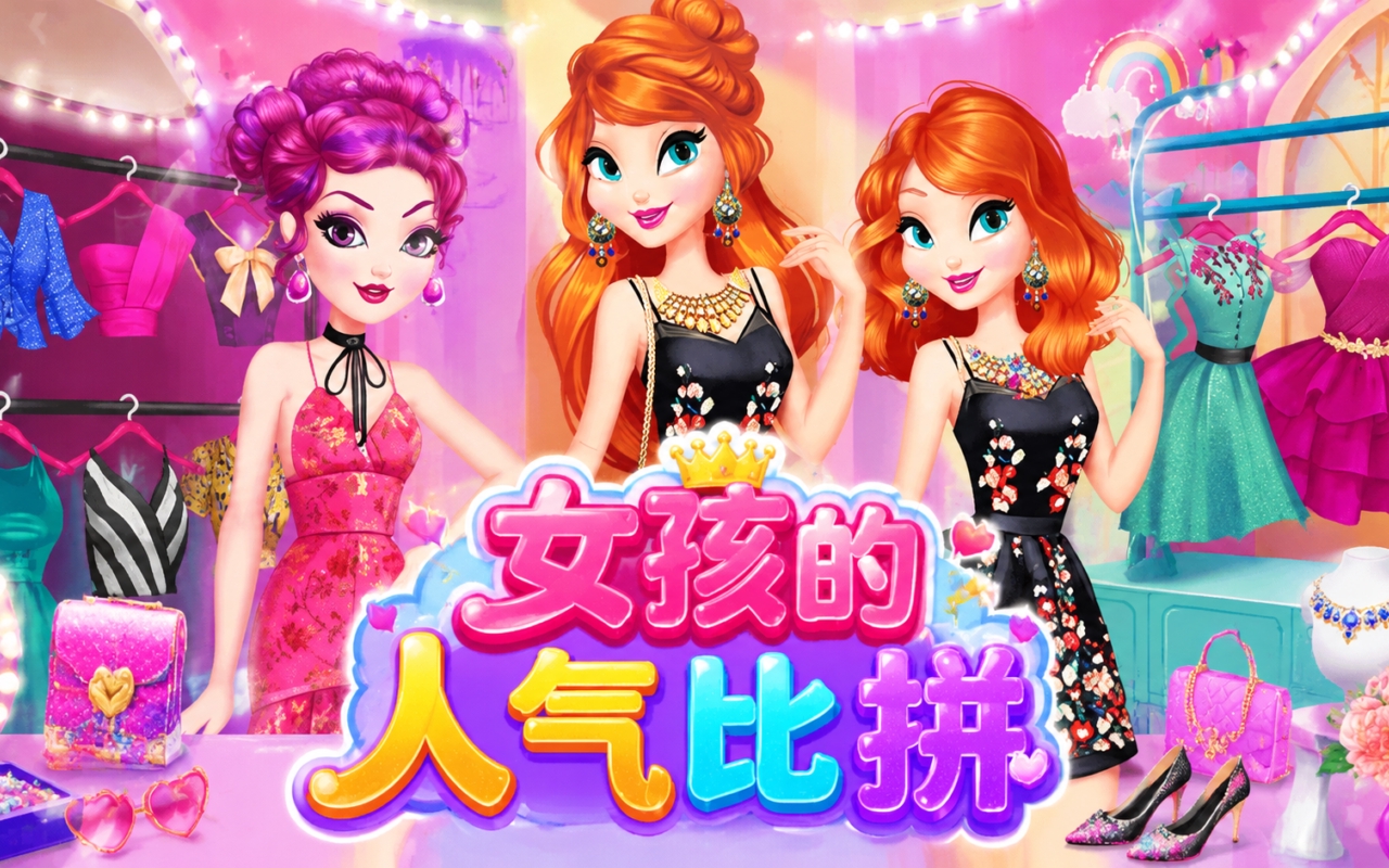 女孩的人气比拼