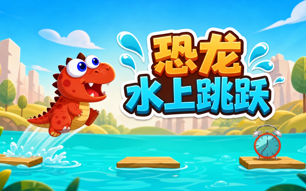恐龙水上跳跃