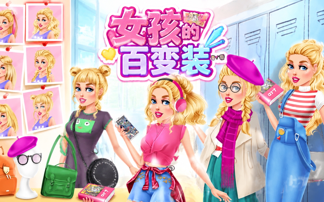 女孩的百变装