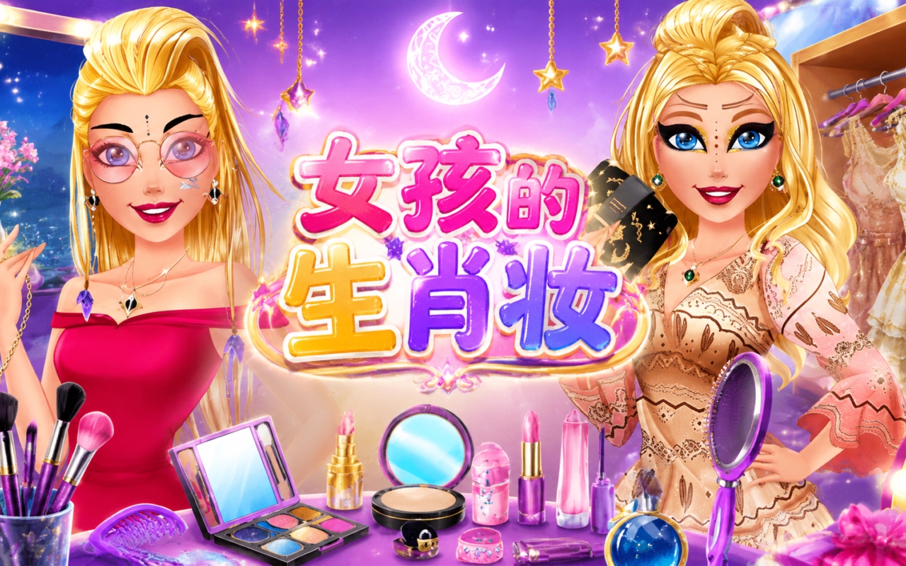 女孩的生肖妆