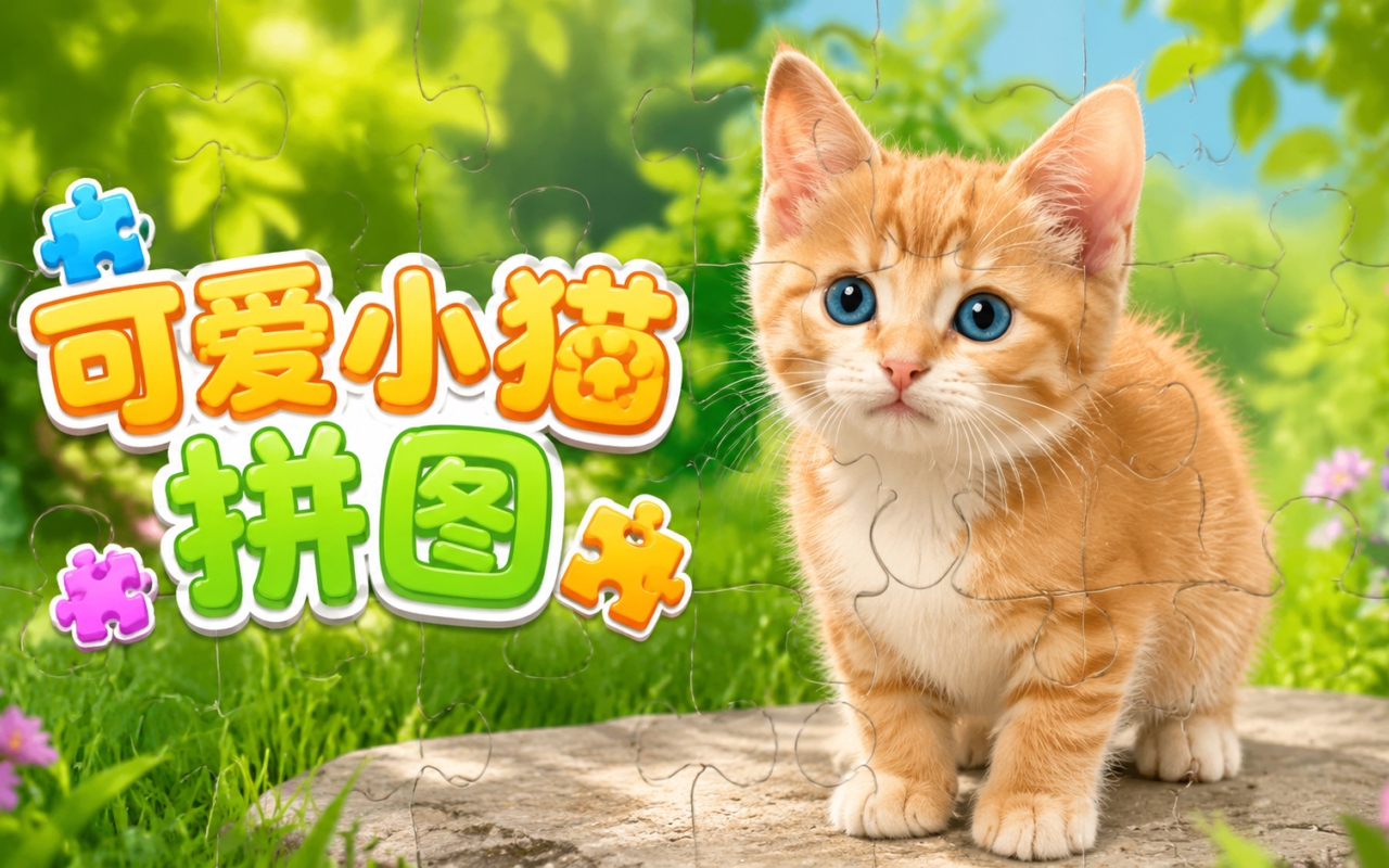 可爱小猫拼图