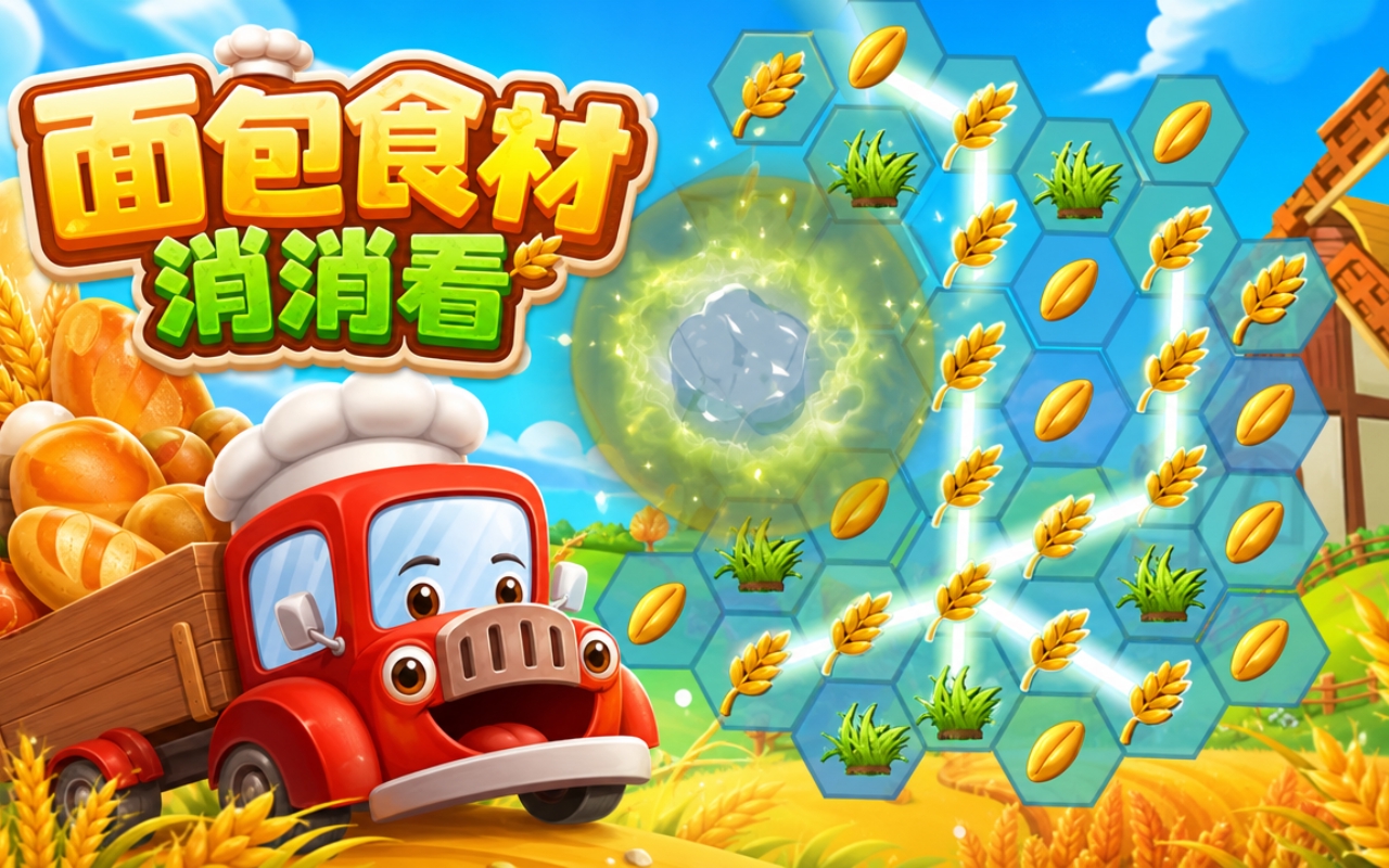 面包食材消消看