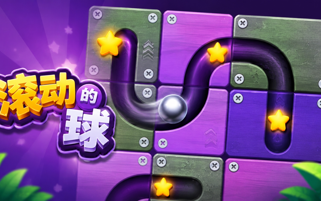 滚动的球