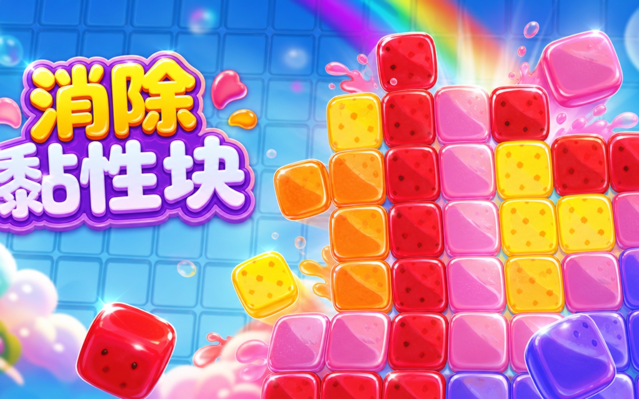 消除黏性块