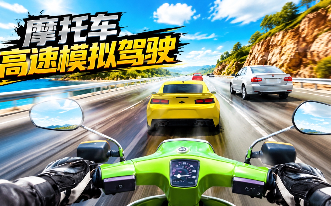 摩托车高速模拟驾驶