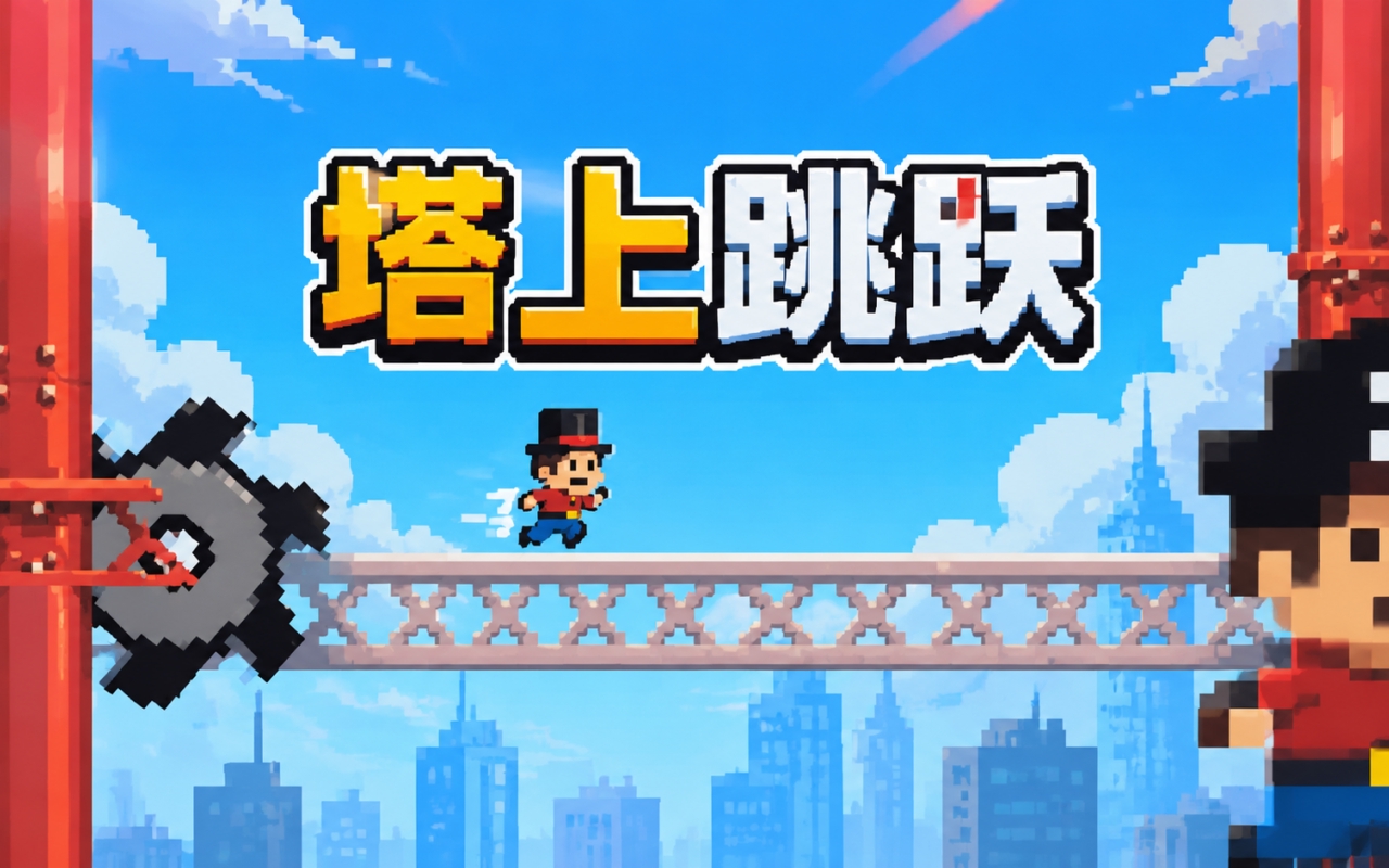 塔上跳跃
