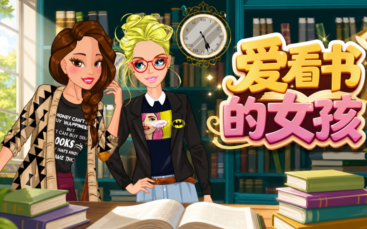 爱看书的女孩