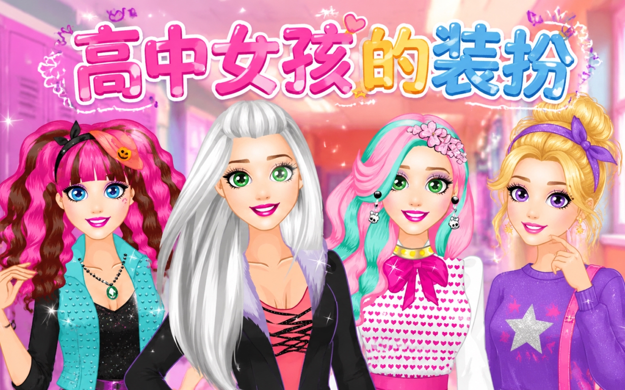 高中女孩的装扮