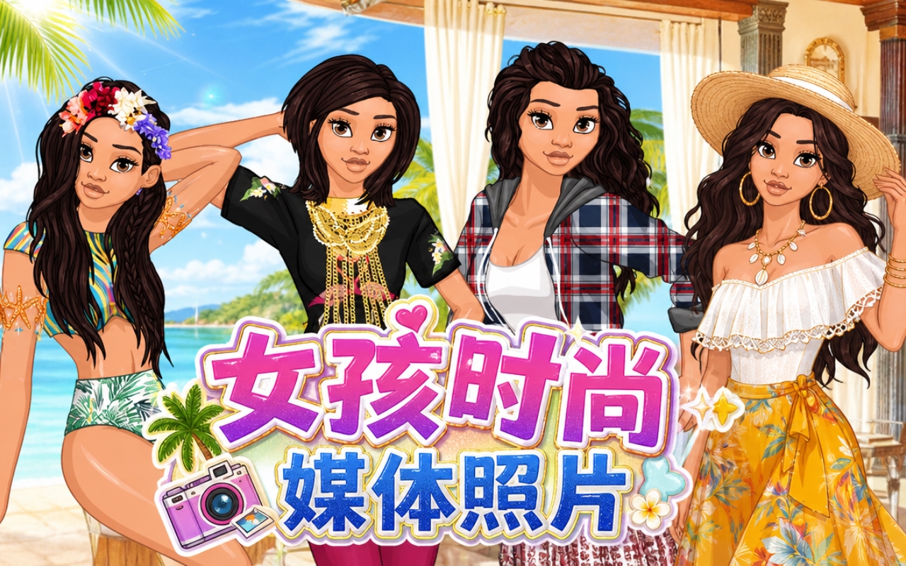 女孩时尚媒体照片