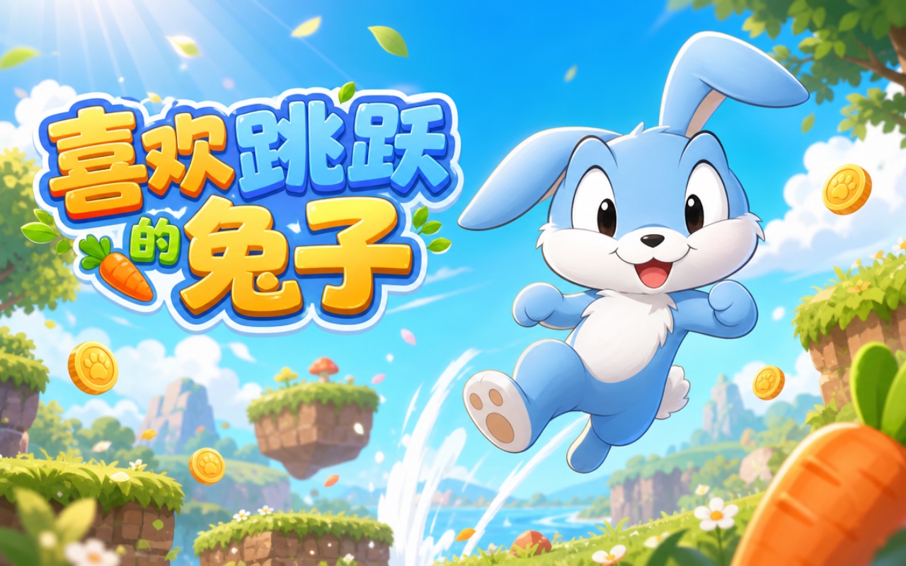 喜欢跳跃的兔子