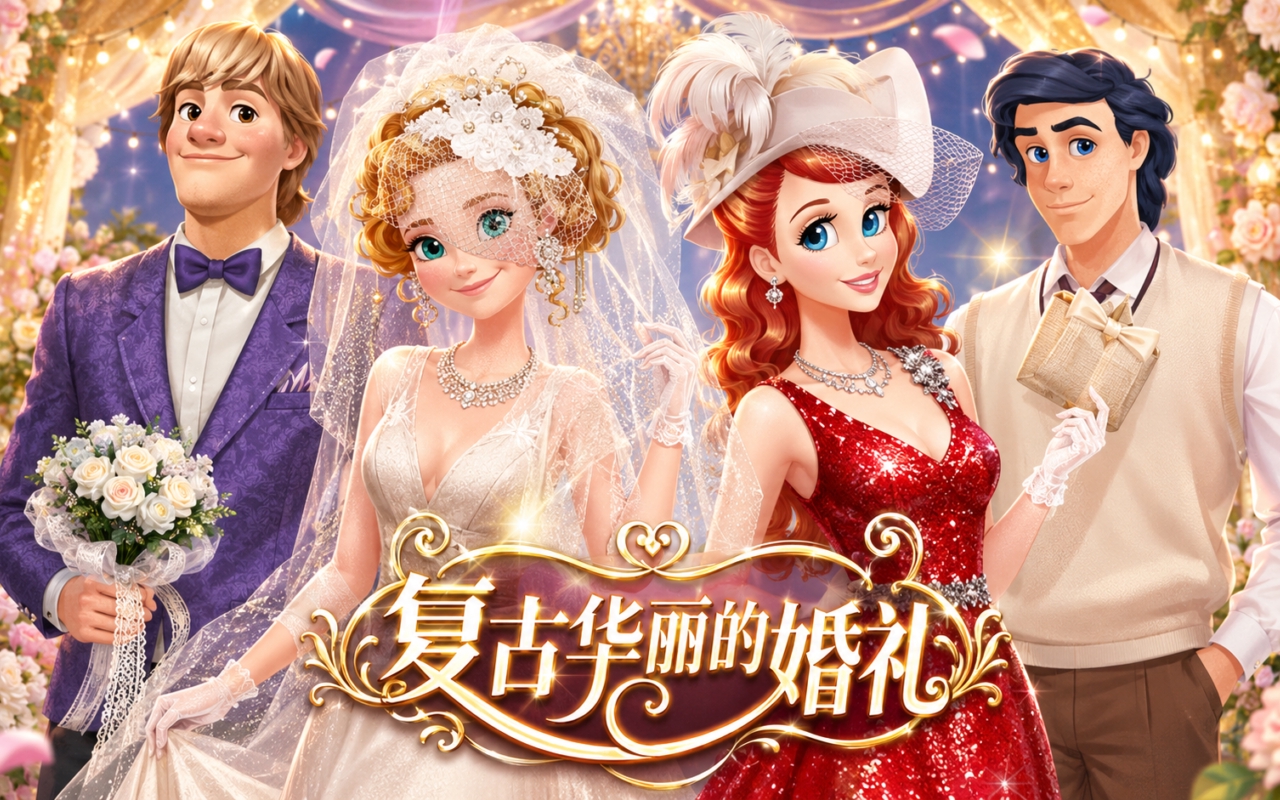 复古华丽的婚礼
