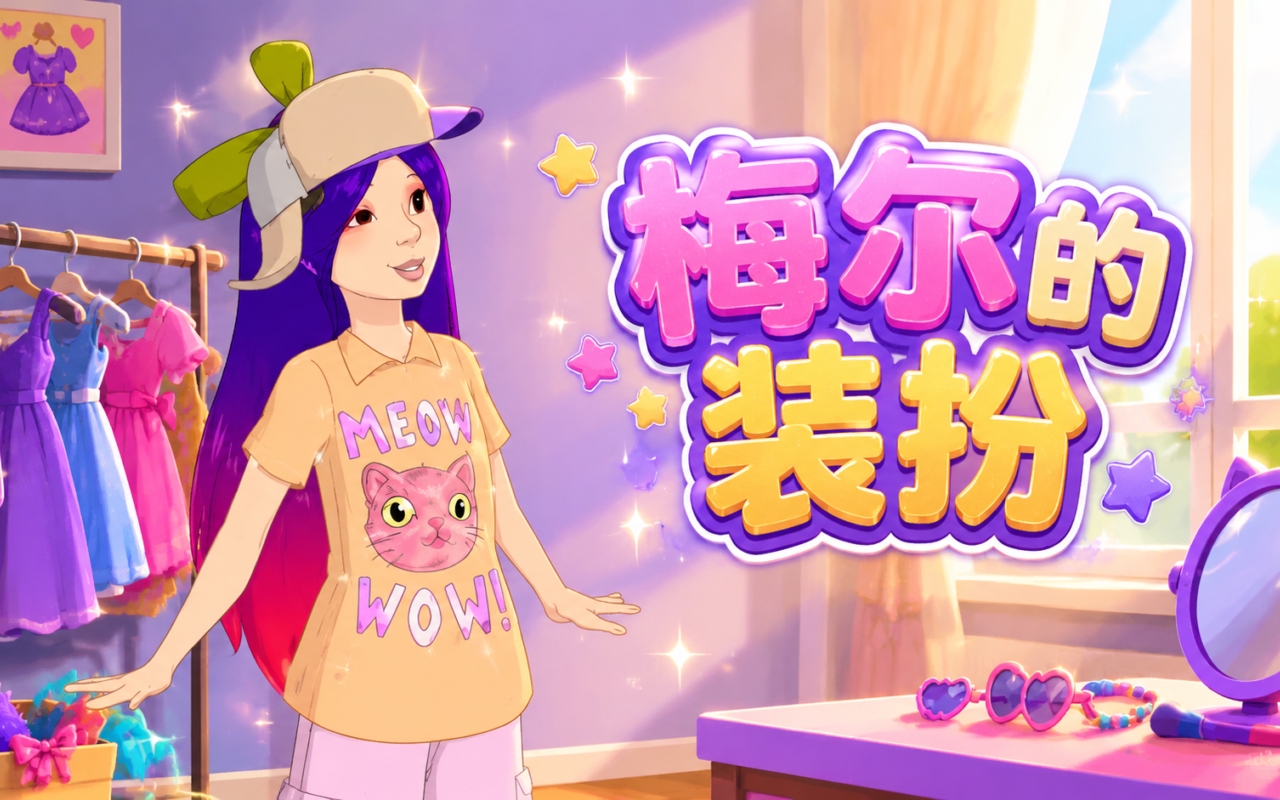梅尔的装扮