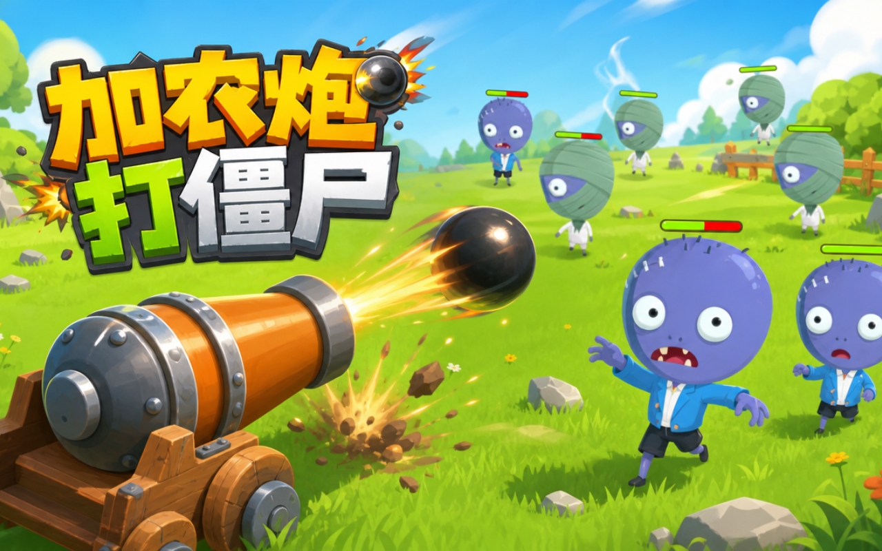加农炮打僵尸